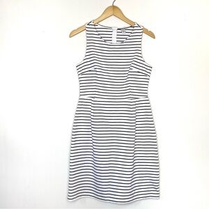 Old Navy White Striped Dress Size Medium